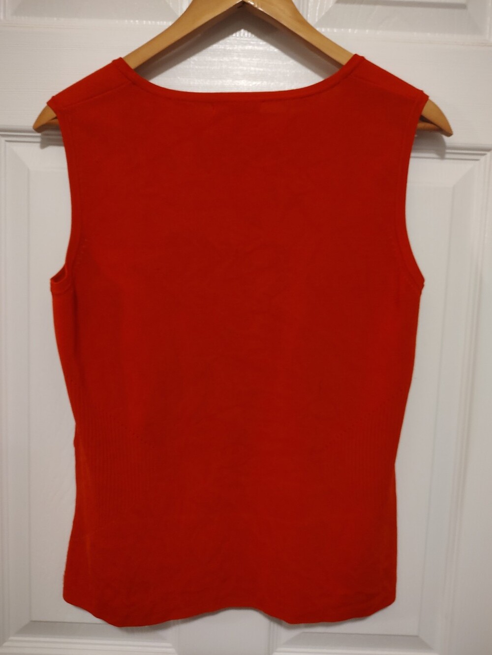 Hannah Red Button-Front Cardigan with Matching Shell - Picture 5 of 7